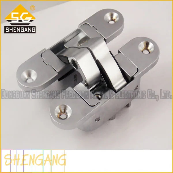 Fechador de porta oculto ajustável dráulico oculto